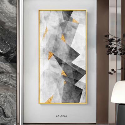 China Modern Abstract Art Wall Paintings Gold Foil Oil Painting On Canvas for sale