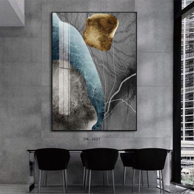 China Abstract Paintings For Living Room Wall Customized Crystal Porcelain Painting Abstract Wall Picture for sale