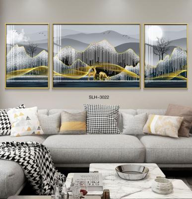 China Abstract Porcelain Wall Painting Living Room Decor Crystal Paintings for sale