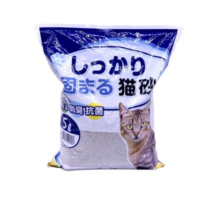 China Viable Cat Toilet Products Safe Ingredient Easy To Clot Factory Supply Cat Litter for sale