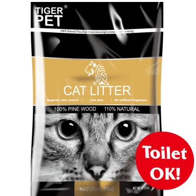 China Pine sustainable cat litter for cat, rabbits, hamsters, and ferrets. for sale