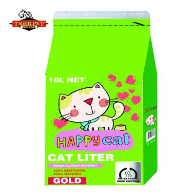 China Sustainable Bentonite Cat Litter 25kg Bag for sale