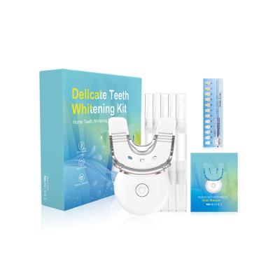 China Teeth Whitening Convenient Professional Wireless LED Teeth Whitening Gel Strips Real Private Label Blue Light Sensitive Teeth Whitening Led Kit for sale