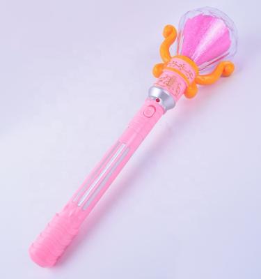 China Glow Glow Toys Girl Led Light Up Diamond  Flashing Sticks Led Fairy Magic Wands Princess Light Up  Spinning Wand For Kids toy for sale