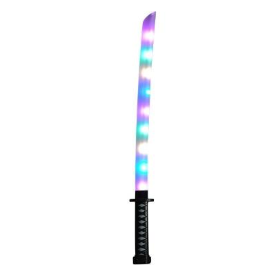 China LED Light-up Toys Toy Sword with Flashing LED Lights Katana Cosplay  LED Light Toy Sword  LED Flashing Kids Role Playing Led Ninja Sword for sale