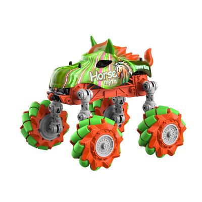 China Folding wheel. wholesale Drifting Rc Car  4wd Drift Stunt Cars toys  remote control transformation for  kids for sale