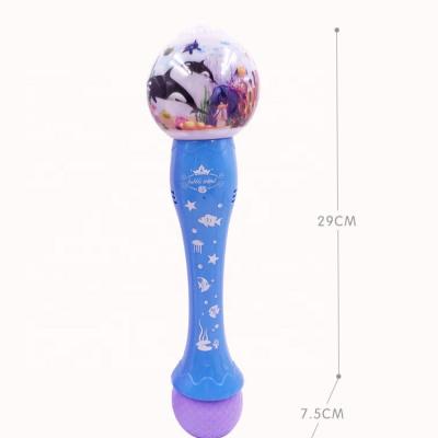 China Summer Ourdoor Toy Hot sales Electric Automatic  bubble wand stick bubble toy LED light up Bubble Wand for girls for sale