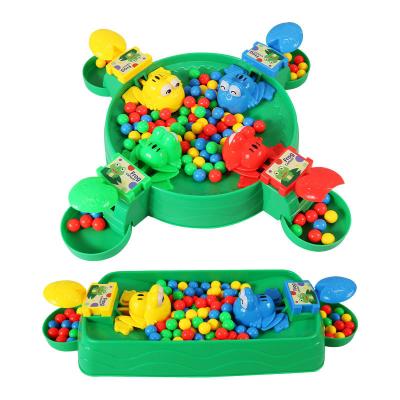 China Eductional Kid Toys Funny  Hungry Frog Eat Beans  for Children and  Adults Family Gathering Interactive Hungry Frogs Board Game Stress Relief Toys for sale