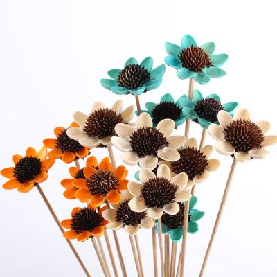 China Yunnan green factory direct wholesale environmental protection combination of dried wood flowers sunflowers for sale