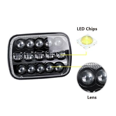 China Aluminum + PC Factory Supply Best 5x7 Truck High Led Headlight + Cost Effective Wholesale Reflector for sale