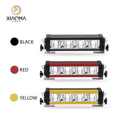 China PMMA+PC+Aluminum Xiaoma - Super Bright 10 Inch Led Spot Light Single Array Light Bar Reflector Led Work Light For Pickup Truck for sale