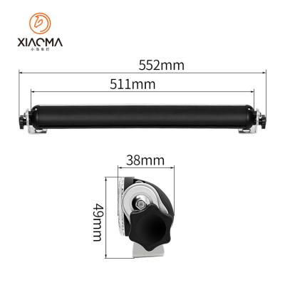 China PMMA+PC+Aluminum Led Light Bar 22 Inch Round Single Row Light Bar Waterproof IP68 Spot Light Bar for sale