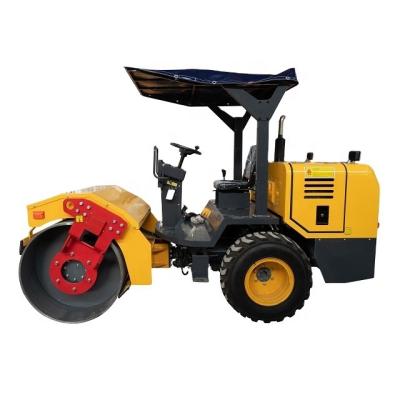 China Construction worksÂ   High Quality Lower Price 3.5 Ton Single Steel Wheel Vibratory Roller For Road Construction for sale