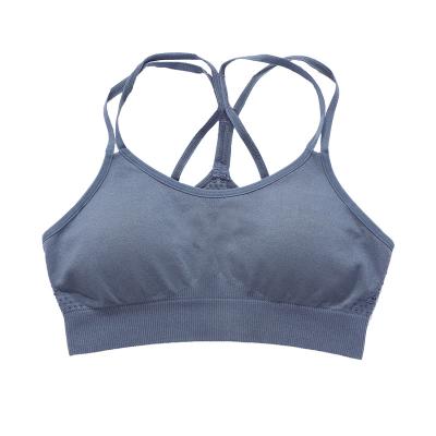 China Breathable High Performance Shockproof Running Yoga Stretch Suspender Bra for sale