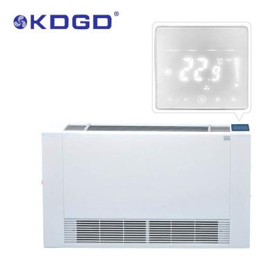 China Indoor Central Air Conditioning Floor Standing Fan Coil Unit Price FCU Cooled Vertical Exposed Treatment Units For Hotel / Resturant for sale