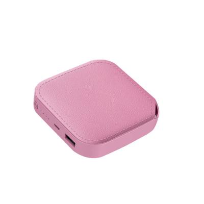 China Travel Carry Hottest Mini Fast Charging Mobile Power in 5000 mAh Cube Easy Paint Portable Small Cell Phone for sale