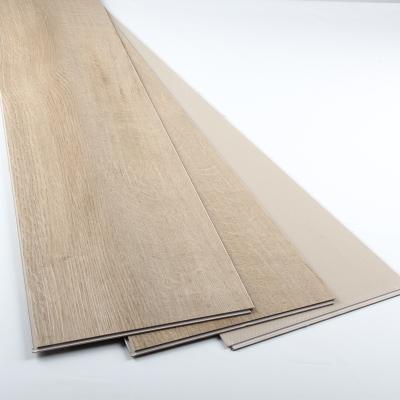 China Modern SPC Plastic Flooring In Stock 5mm Wood Design Lvt Click Tile for sale