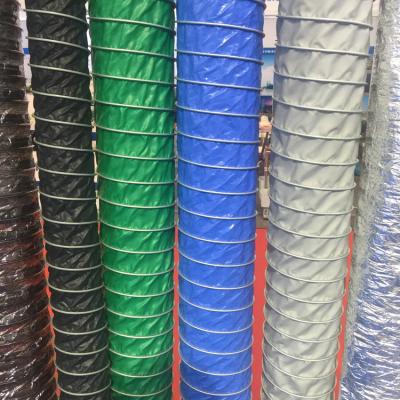 China Ventilation Hot Sale 0.35mm Reinforced Glass Fabric High Temperature Flexible Ventilation Column for sale