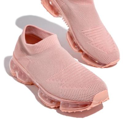 China CUSHIONING Vulcanized Platform Casual Chunky Sneakers Ladies Trainer Lace Up Sneaker Shoe Lace Up Spring Female Flat Tennis Shoes For Women for sale