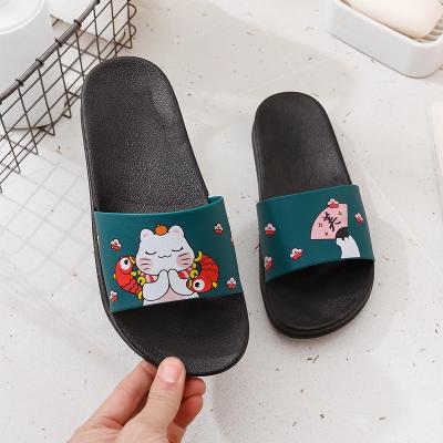 China Lovely Cartoon Round Non-slip Children's Slippers for Boys and Girls Fashion Cute Home Shoes in Summer for sale