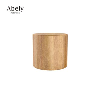 China Wooden Made Design Customized Perfume Bottle Caps Luxury ABS Metal Wooden Plastic Perfume Lids for sale