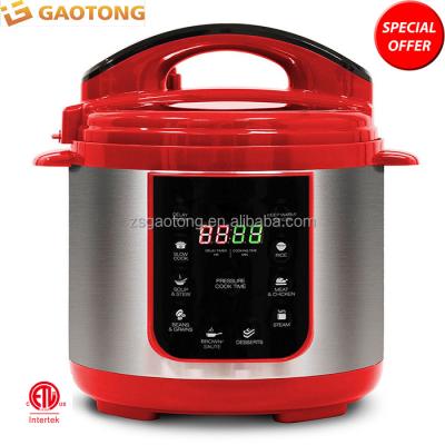 China 2017 Household Hot Sale ETL Certified 120V/60Hz 4Qt 6Qt Large Handle Programmable Digital Pressure Cooker for sale