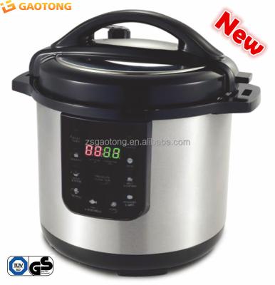 China Eco-Friendy GS Certified Large Handle 6L Multifunctional Programmable Digital Pressure Cooker for sale