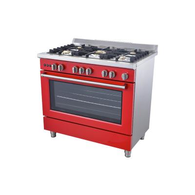 China Hotel Range 4 Burners Home Freestanding Gas Cooker With Oven And Grill for sale