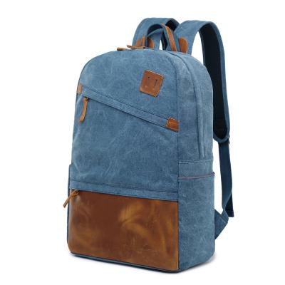 China Wholesale Wear-Resistance Outdoor Genuine Leather Vintage Enhancing Laptop Backpack for sale