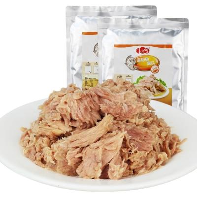 China Low Fat Factory Directly Tuna Pouch Canned Flexible Good Quality 10X1000g, 20x500g for sale