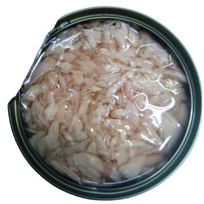 China Canned mackerel flakes in vegetable oil without red meat for sale