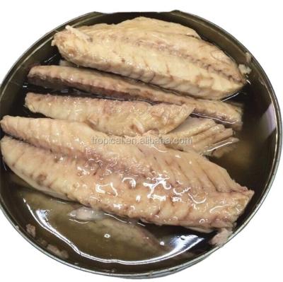 China Canned Canned Mackerel Fish Neck In Vegetable Oil 160g, 170g, 1000g Filetes De Caballa for sale