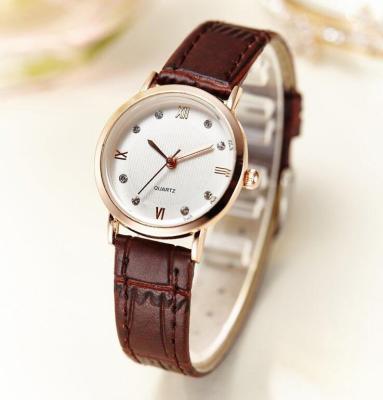 China Waterproof Made in China Brand Casual Watch Belt Lovers Watch Wholesale for sale