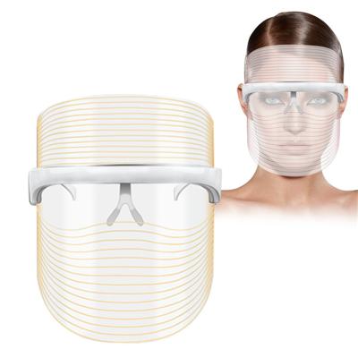 China Hot Selling Manufacturer Skin Rejuvenation Skin Light Removing Acne Therapy Led 3d Facial Light Up Mask Face Care Device for sale