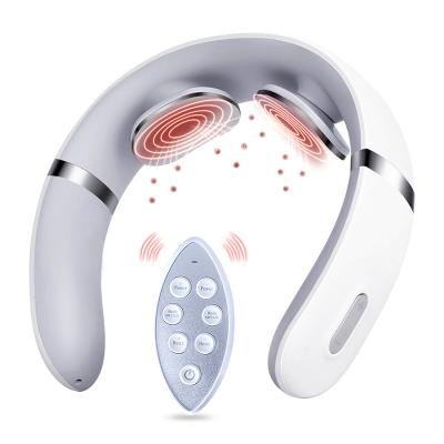 China 2022 Best-selling Neck Massager Portable Remote Control Pain Relief Tool Smart Cordless Smart Neck Massager For Neck Relaxation for sale