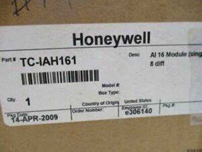 China Honeywell TK-IAH161 ANALOG INPUT MODULE TK SERIES 16 POINT 4-20 MA 10 VDC COATED for sale