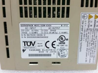 China SGDM-A3ADA Yaskawa Electric ServoPack Yaskawa AC 200-230V Input 1PH SERVOPACK for sale