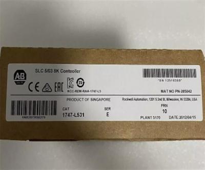 China Allen-Bradley 1747-L531 SLC 500 PLC Processor Rockwell Automation for sale