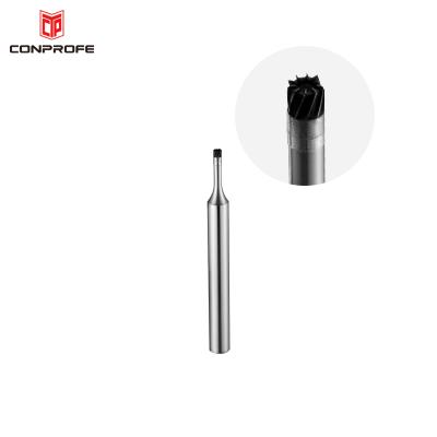 中国 High Precision Corner Radius End Mill Tools Silvery Grey Carbide Flutes Bull Nose 販売のため