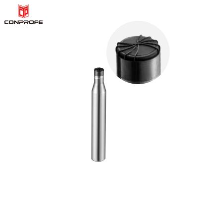 Chine CONPROFE Corner Radius End Mill Tungsten Carbide Shank Material Solid PCD Cutting Edge à vendre