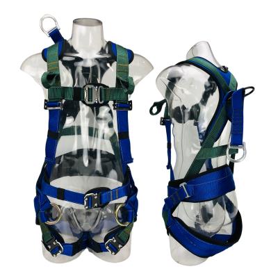 China Arrest 3-point full D-ring quick buckle body safety harness fall safety harness arnes de seguridad for sale