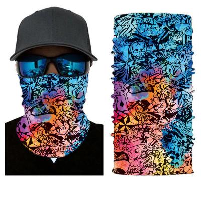 China Multi Functional Tubular Seamless Logo Design Face Mask Coolmax Custom Multifunctional Outdoor Bandana for sale