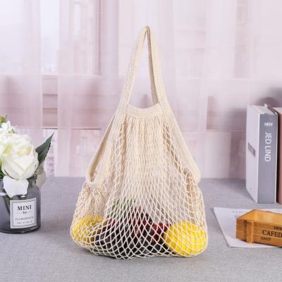 China Amazon Eco Friendly 100% Cotton Twine Hotting Mesh Bag , Cotton Net Bag For Shopping for sale