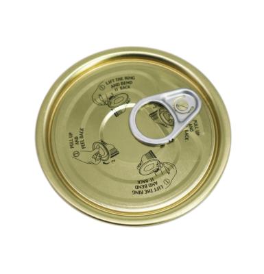 China Wholesale Food Grade High Quality Metal 307# Tin Easy Open Can Lids for sale