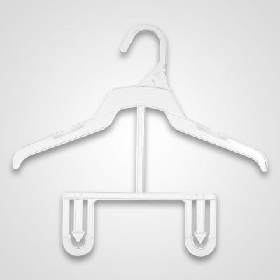 China Eco-friendly Wholesale Cheap Kids Space Saving Clothes Hangers Set Plastic Body for sale