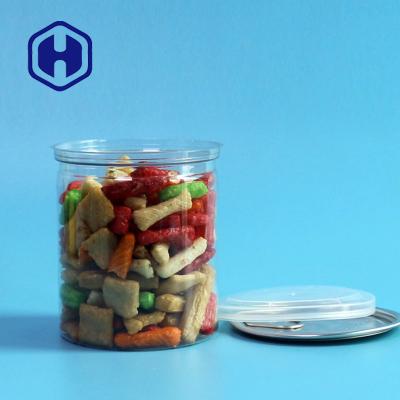 China Transparent Leak Proof Recyclable Pet Easy Open Can / Easy Open Pet Can For Dry Food for sale