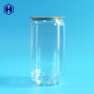 China Food Grade Plastic Coke Can Low Barrier Clear Round Plastic Tubs for sale