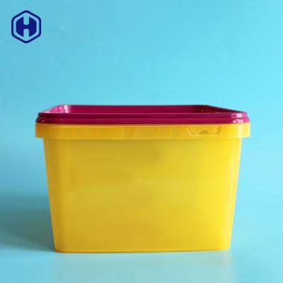 China Recyclable IML Tubs Soda Cookies Packaging Food Grade Storage Containers for sale