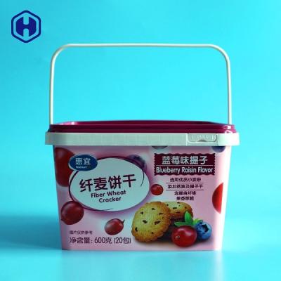 China Strong Plastic PP Square Food Grade Buckets 100OZ 3000ML With Lids for sale