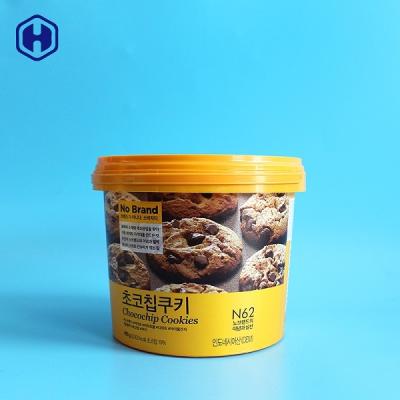 China ODM reciclável anel pequeno do punho da cubeta da cookie de manteiga IML do único à venda